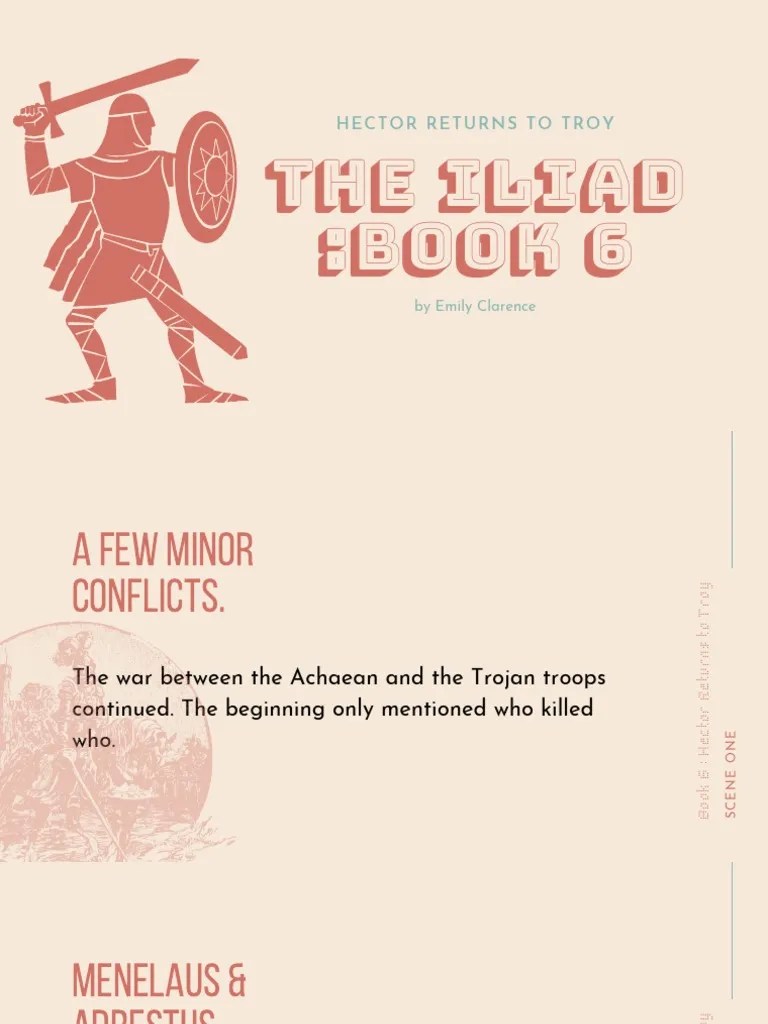 THE ILIAD Book 6 Slides | PDF | Hector | Iliad