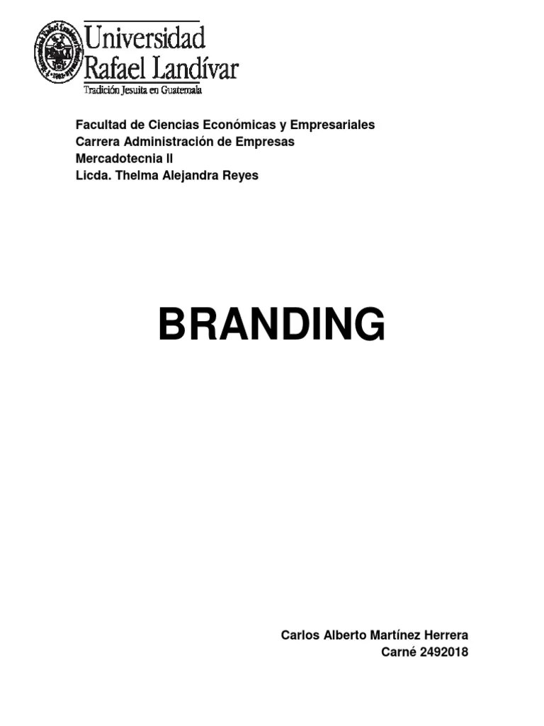 Estrategias De Branding | PDF | Gestión De La Marca | Marca