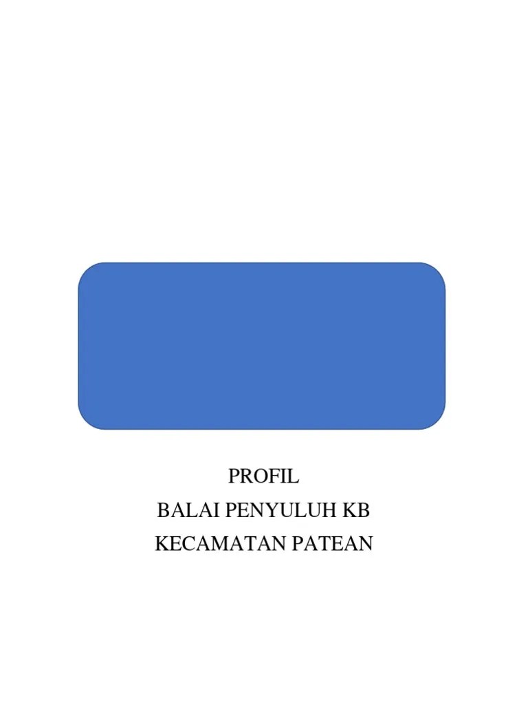 Profil Balai Penyuluh KB Kecamatan Patean | PDF
