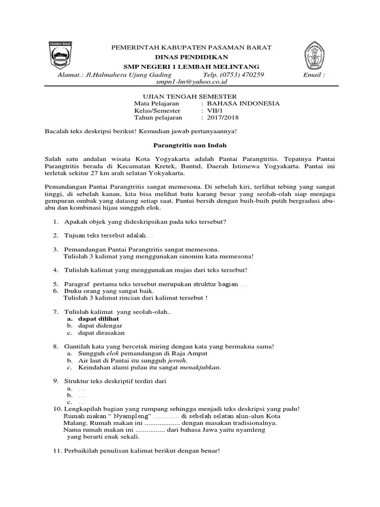 Bacalah Teks Berikut | PDF