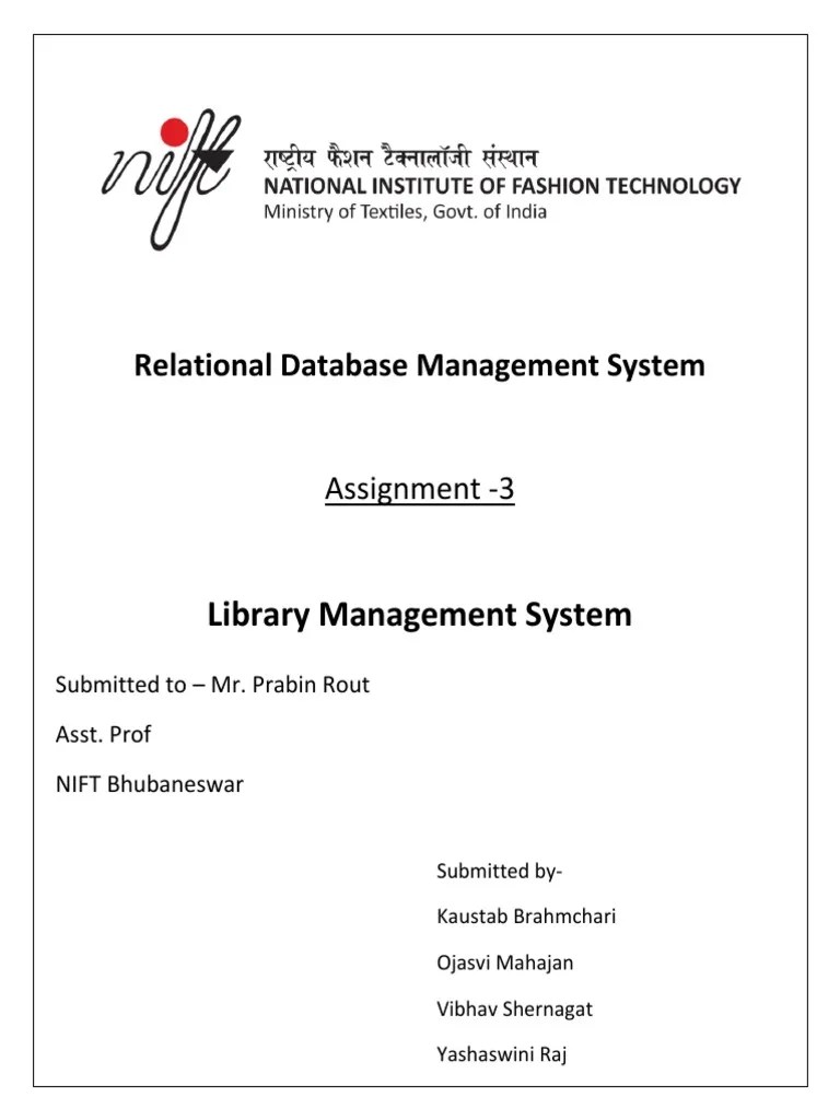 Relational Database Management System | PDF | Microsoft Access | Table ...