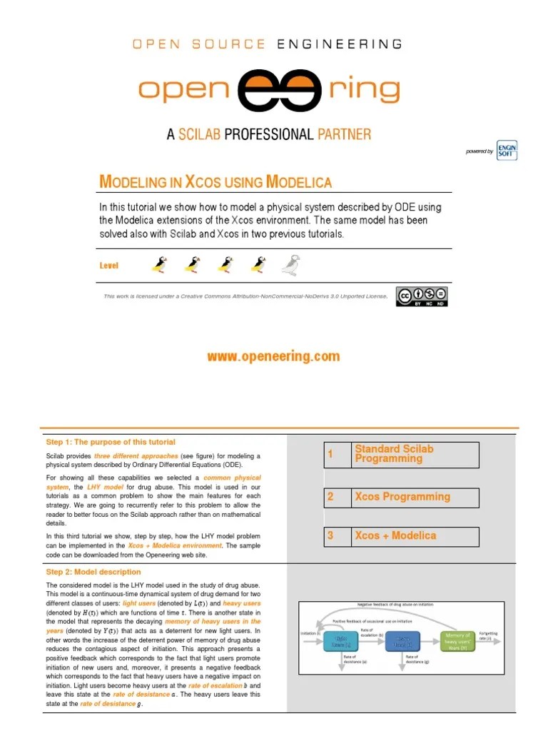 Tutorial Scilab Xcos Modelica Part3 0 PDF | PDF | Parameter (Computer ...