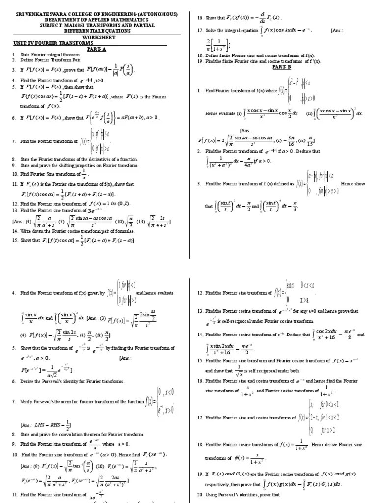 Fourier | PDF | Fourier Series | Trigonometric Functions