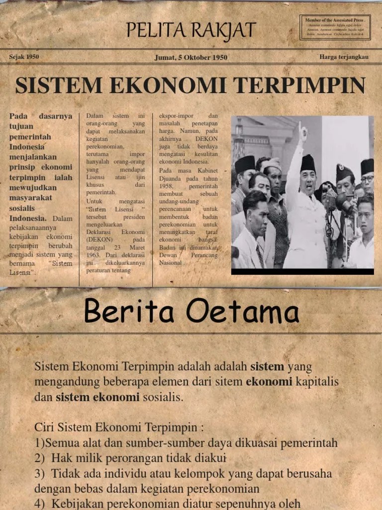 Gambar Mengeluarkan Deklarasi Ekonomi