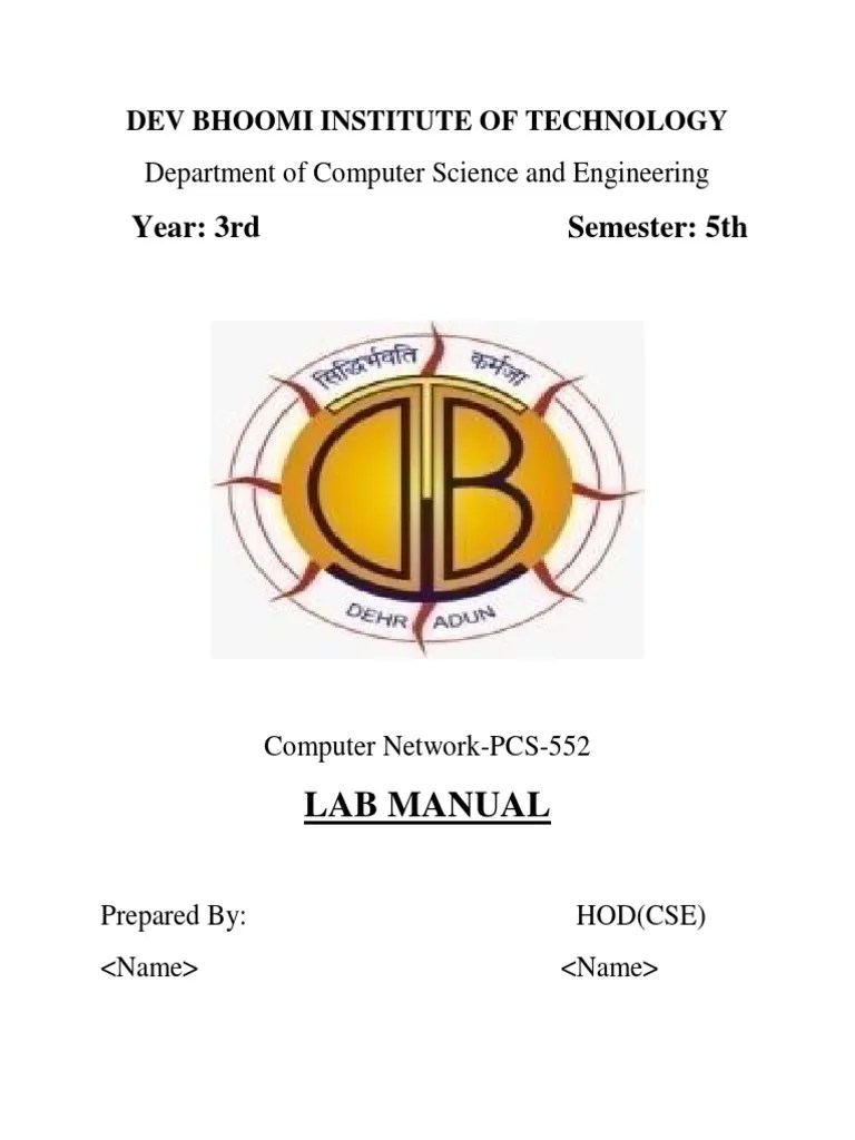Computer Network Lab | PDF | Transmission Control Protocol | Domain ...