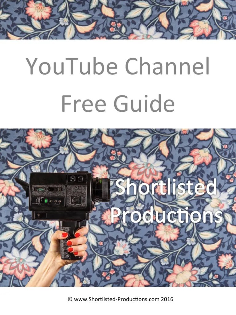Youtube Channel Free Guide | PDF | You Tube | Gmail
