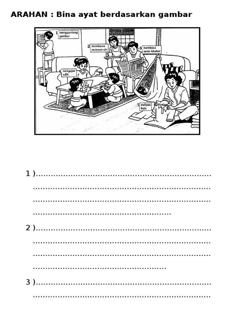 Latihan membina ayat berdasarkan gambar. Bina Ayat Tahun 3 Pdf