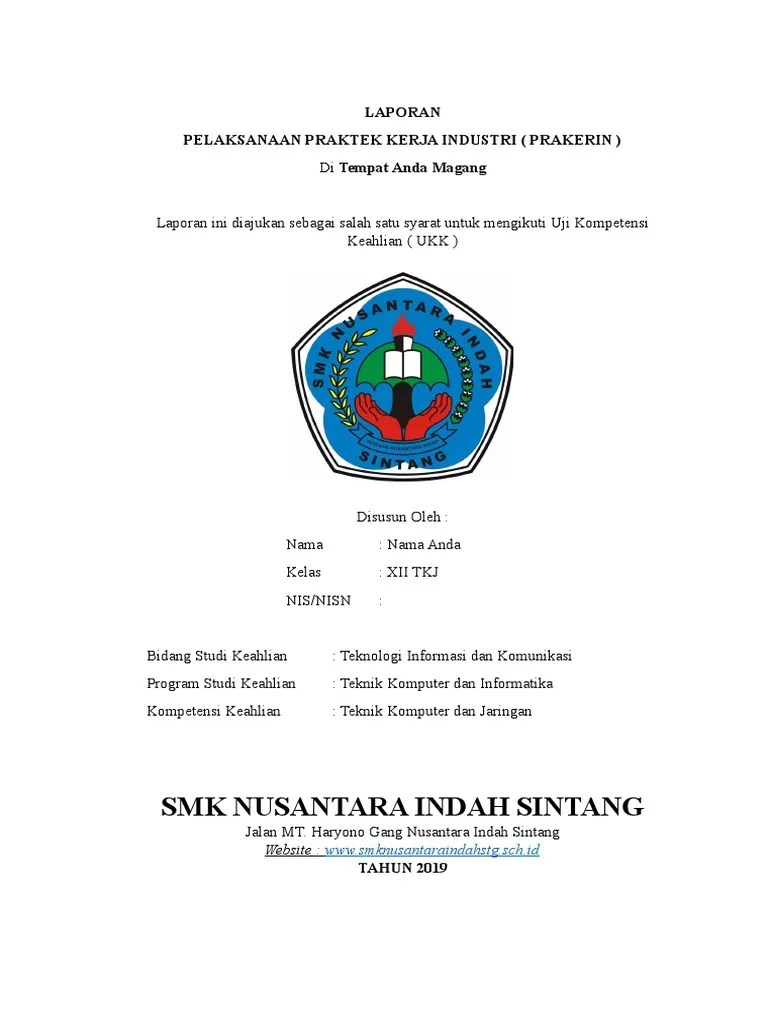 Sampul dibuat dari kertas cover atau yang sejenis. Contoh Gambar Cover Laporan Nusagates