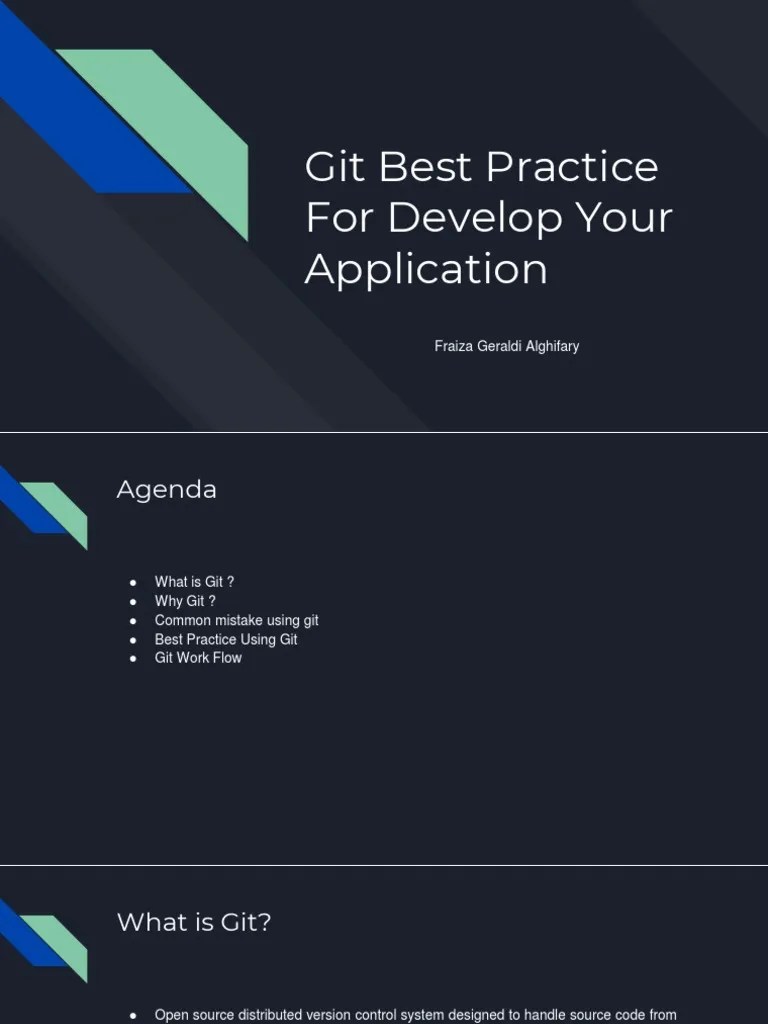Git Best Practice & Workflow | PDF | Version Control | Software Development
