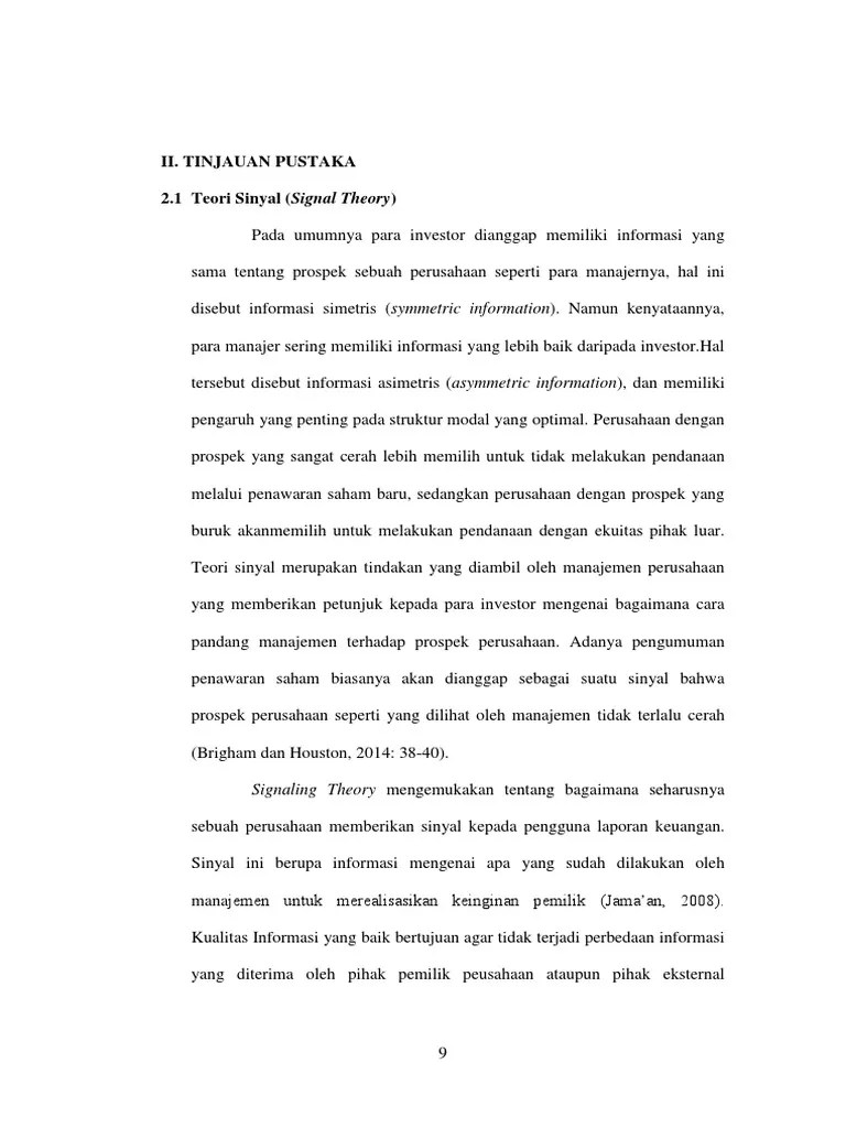 BAB II Tentang Abnormal Return | PDF