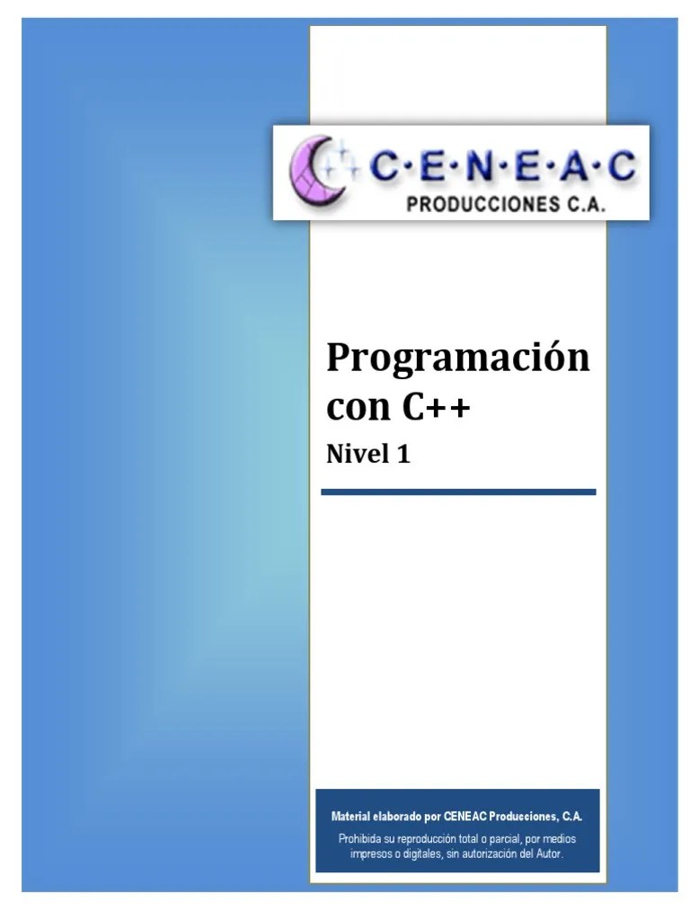 Programacion En C++ | PDF | Hardware De La Computadora | Algoritmos