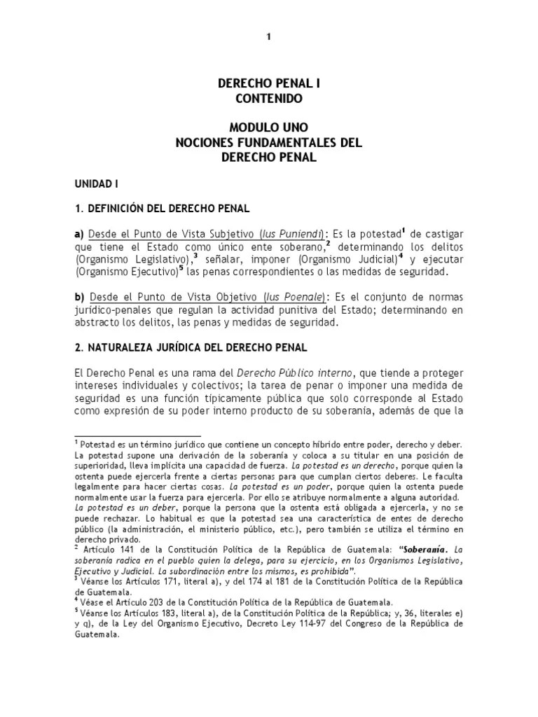Curso De Derecho Penal Guatemalteco | PDF | Derecho Penal | Criminología