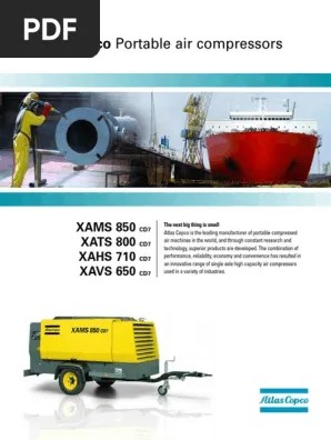 Atlas copco zr 400 manual aapdf01279174 chm free atlas copcoxas 175 manual . 230 0222 Atlas Copco Xats 800cfm Air Compressor Specs Pdf Engines Mechanical Engineering
