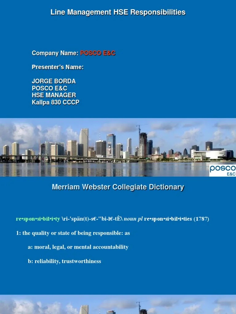 Line Management Responsibility | PDF | Safety | Personal Protective Equipment