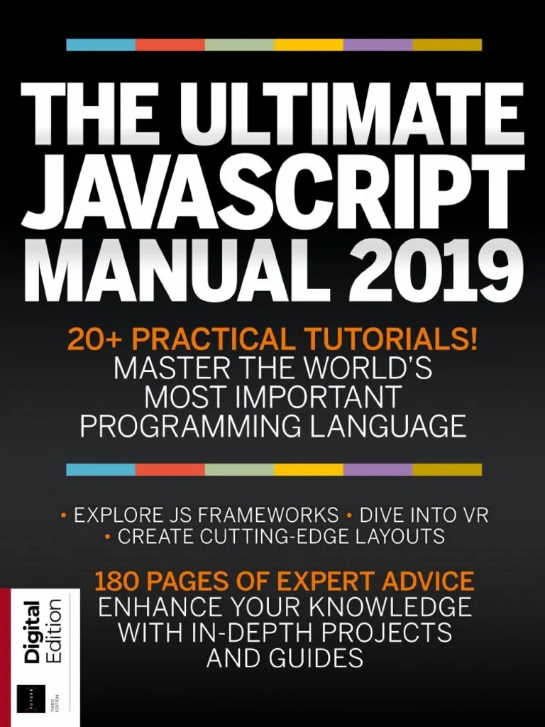 The Ultimate Javascript Manual July 2019 | PDF
