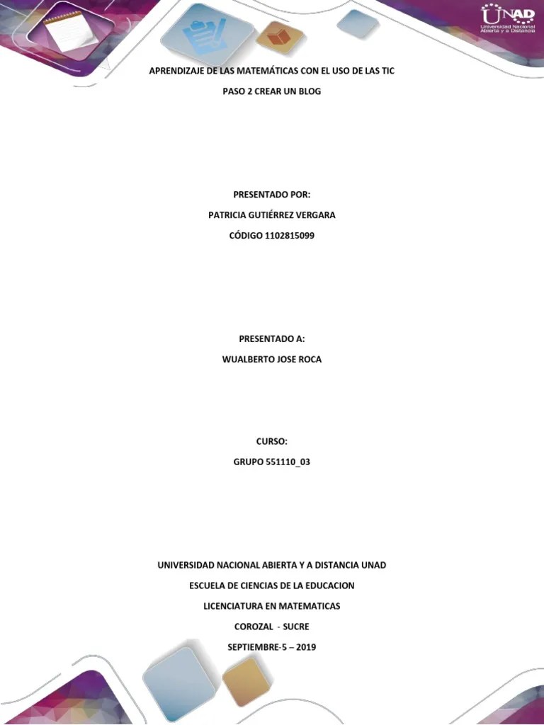 Aprendizaje De Las Matemáticas Con El Uso De Las Tic Paso 2 | PDF