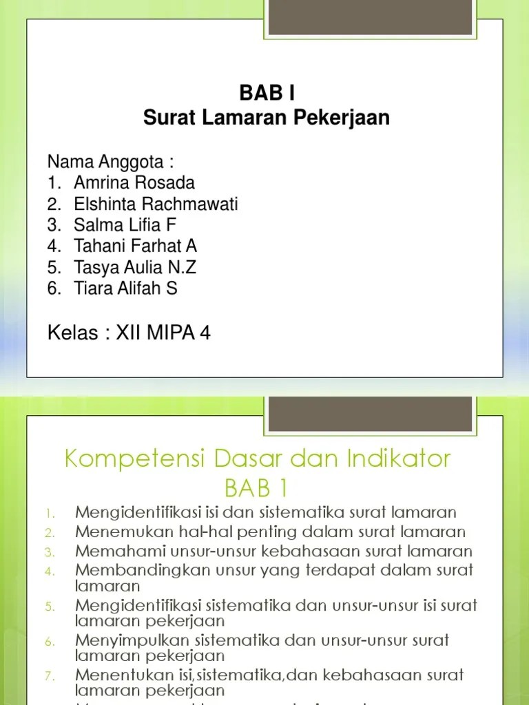 Kita lihat ilustrasi di slide pertama. Ppt Surat Lamaran Pekerjaan Pdf