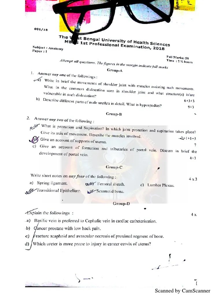 2018, Mbbs 1st Proff | PDF | Nature