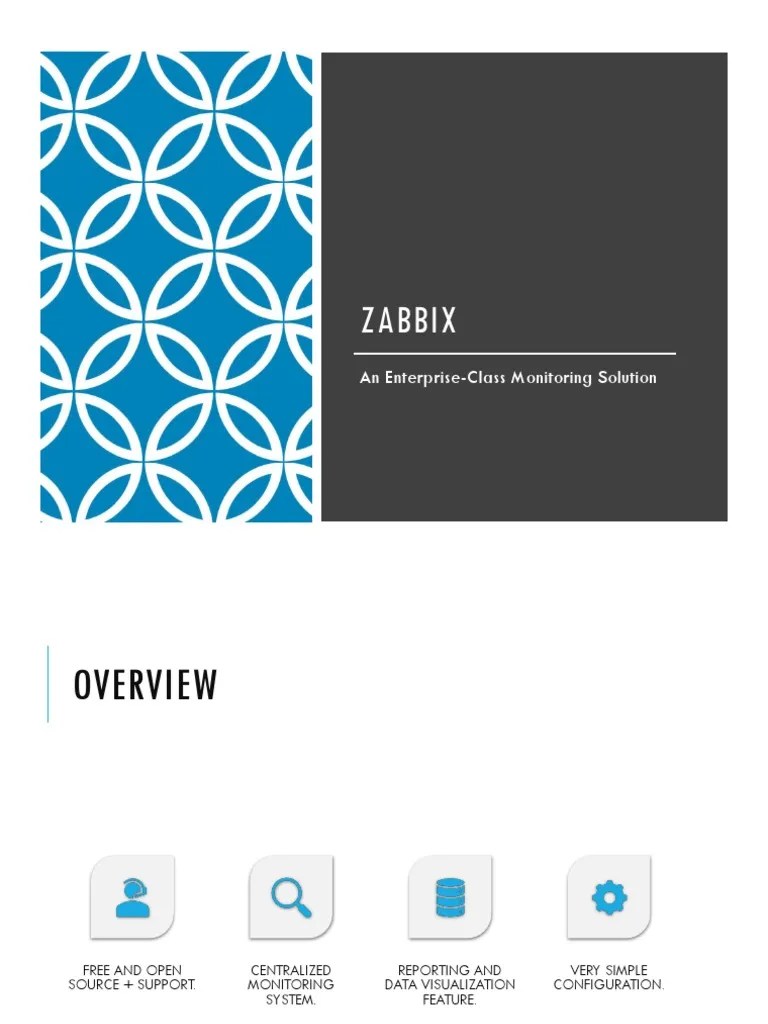 Zabbix: An Enterprise-Class Monitoring Solution | PDF