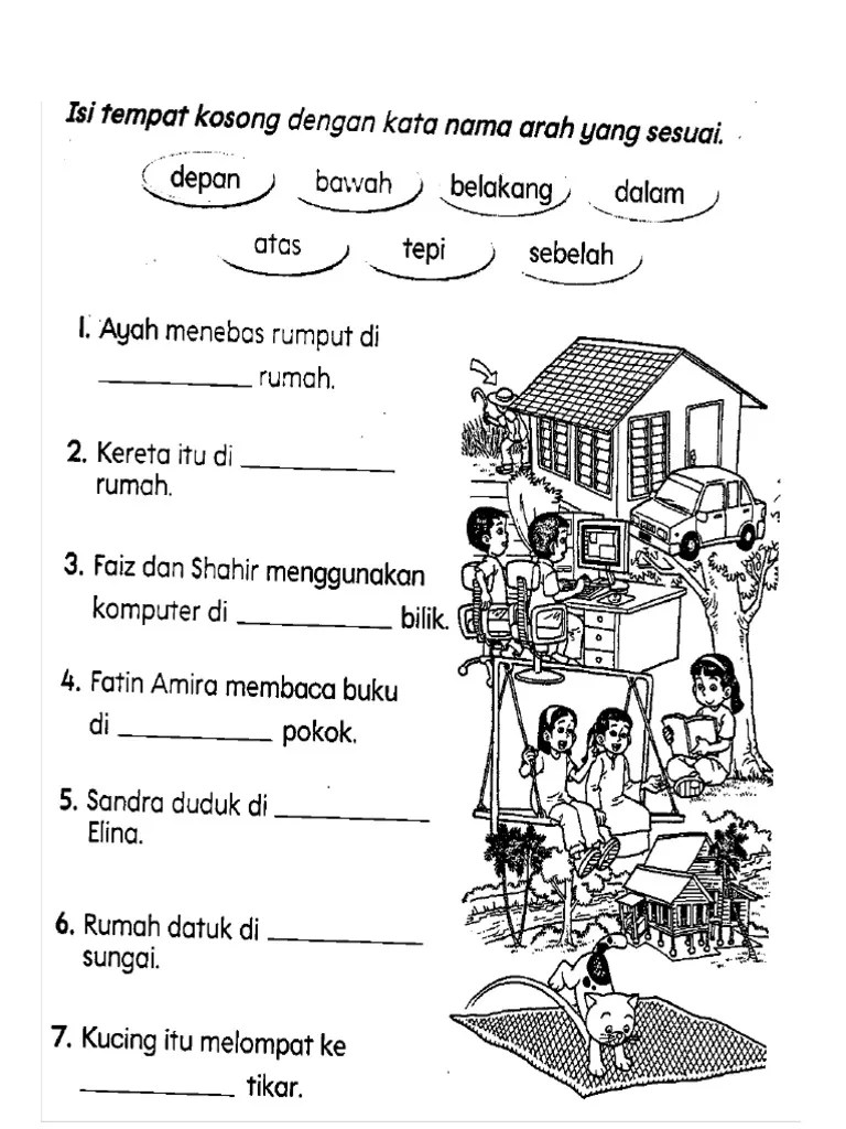 Latihan kata arah tahun 2 afftiracle. Latihan Kata Arah 1 Pdf
