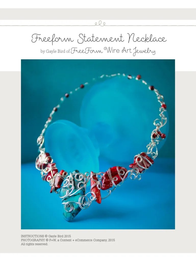 Freeform Wire Tutorial | PDF | Jewellery | Wire