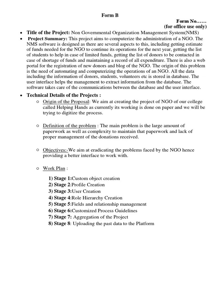 Ngo Management | PDF | Non Governmental Organization | Databases