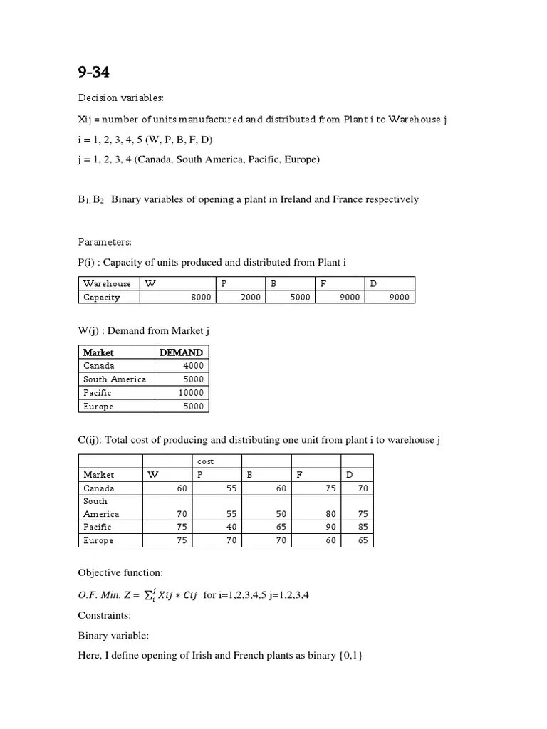 Operations Research Linear Programming CHegg | PDF | Linear Programming ...