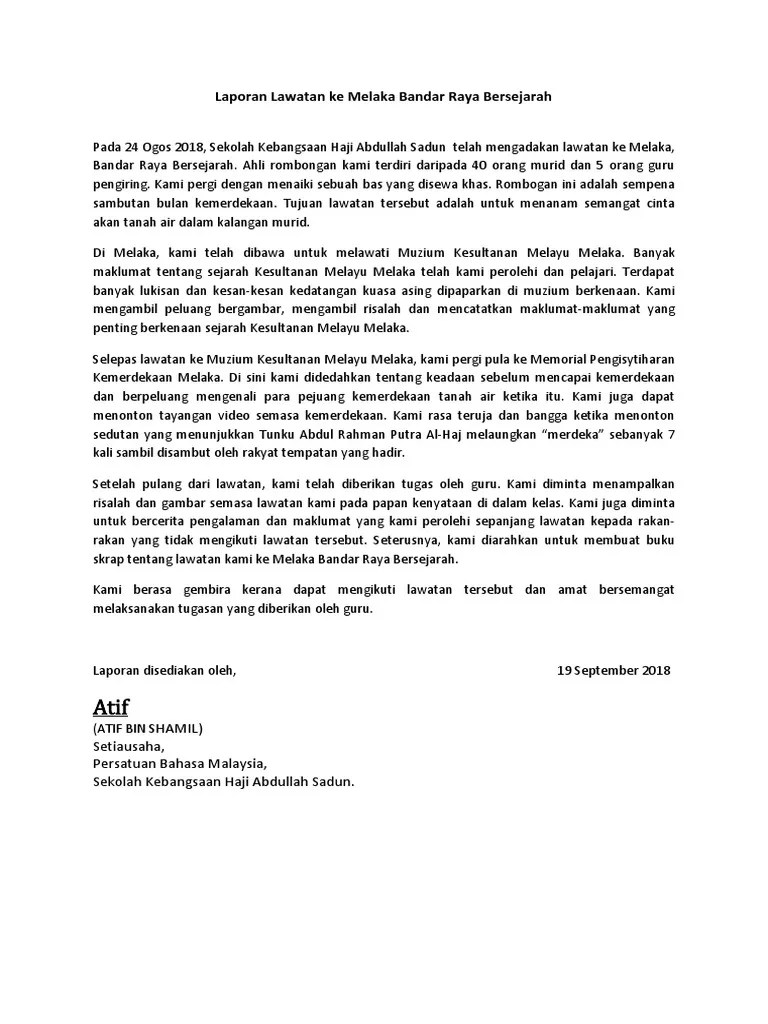 Jom download bermacam contoh gambar mewarna perayaan di malaysia yang berguna dan. Lawatan Sambil Belajar Pdf