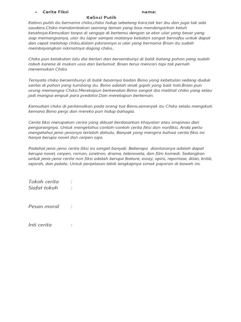 Cerita Fiksi | PDF