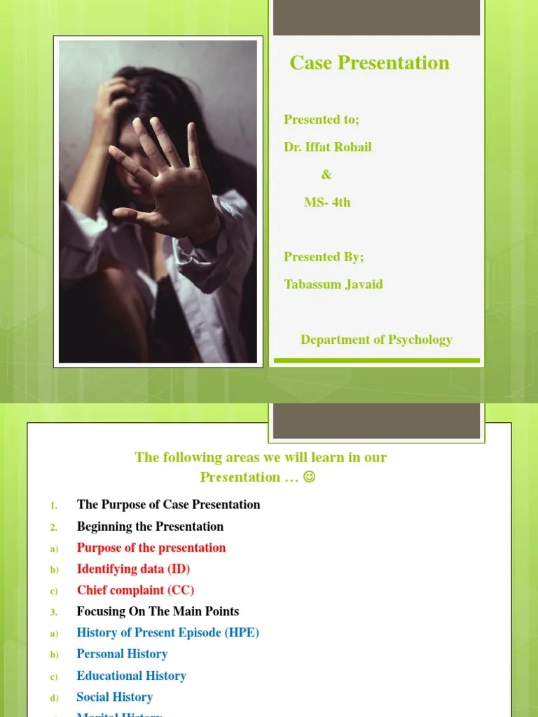 Case Presentation On Gad | PDF | Generalized Anxiety Disorder ...