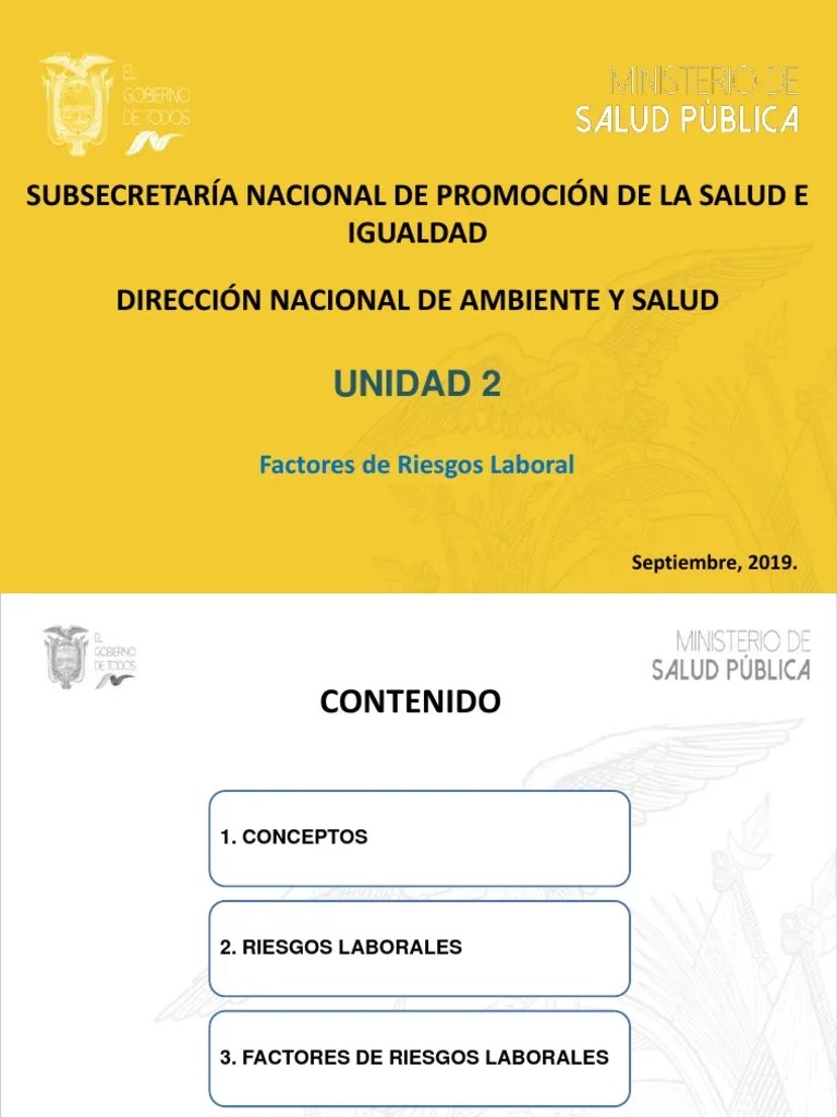 Unidad 2 Factores De Riesgo Laboral | PDF | Alergia | Estrés (biología)