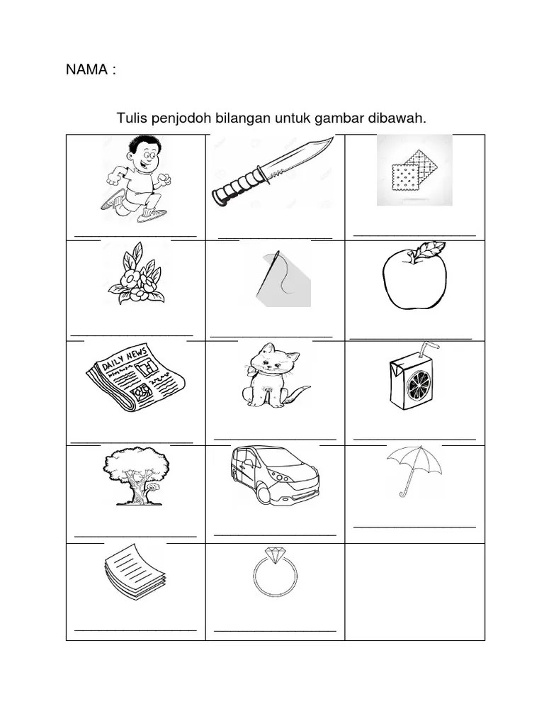 Mercun sempena tahun baru cina. Latihan Penjodoh Bilangan Pdf