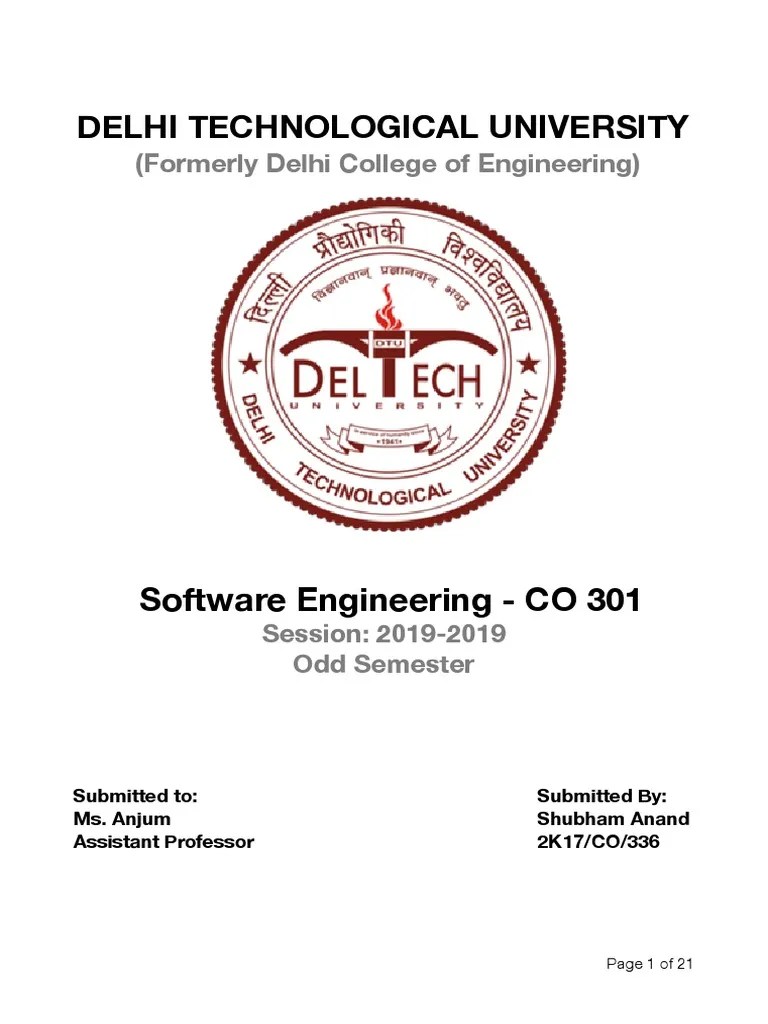 Software Engineering File | Download Free PDF | Areas Of Computer ...