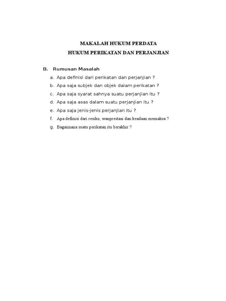 MAKALAH HUKUM PERDATAku
