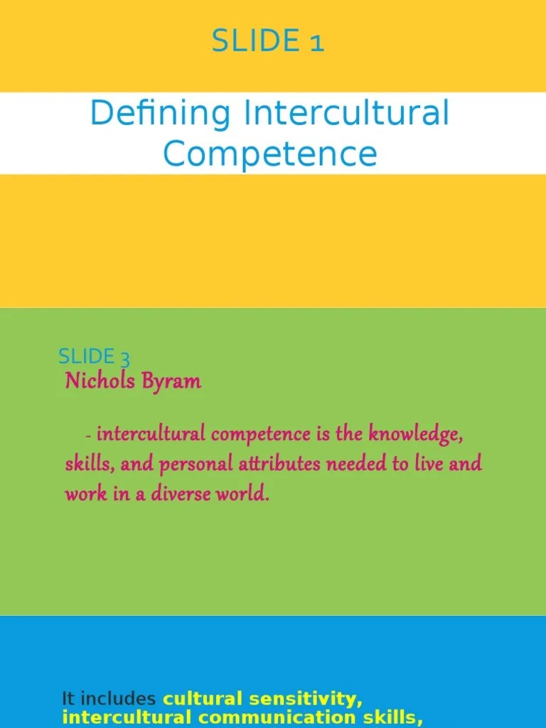 Defining Intercultural Competence | PDF | Cross Cultural Communication | Empathy