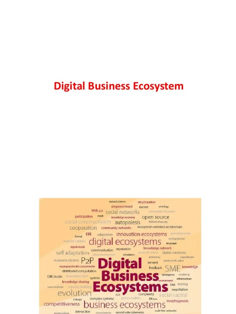 Digital Business Ecosystem | PDF | E Commerce | Online Shopping