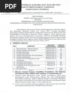 hasil skd cpns 2019 kemenkumham diumumkan, ini linknya! Pengumuman Cpns Kementerian Atrbpn Tahun 2019 Publish