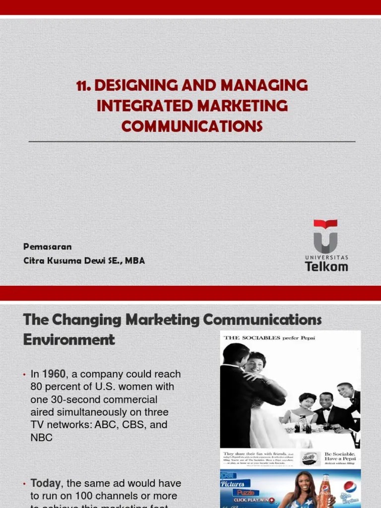Designing Integrated Marketing Communication 1 | PDF | Marketing ...