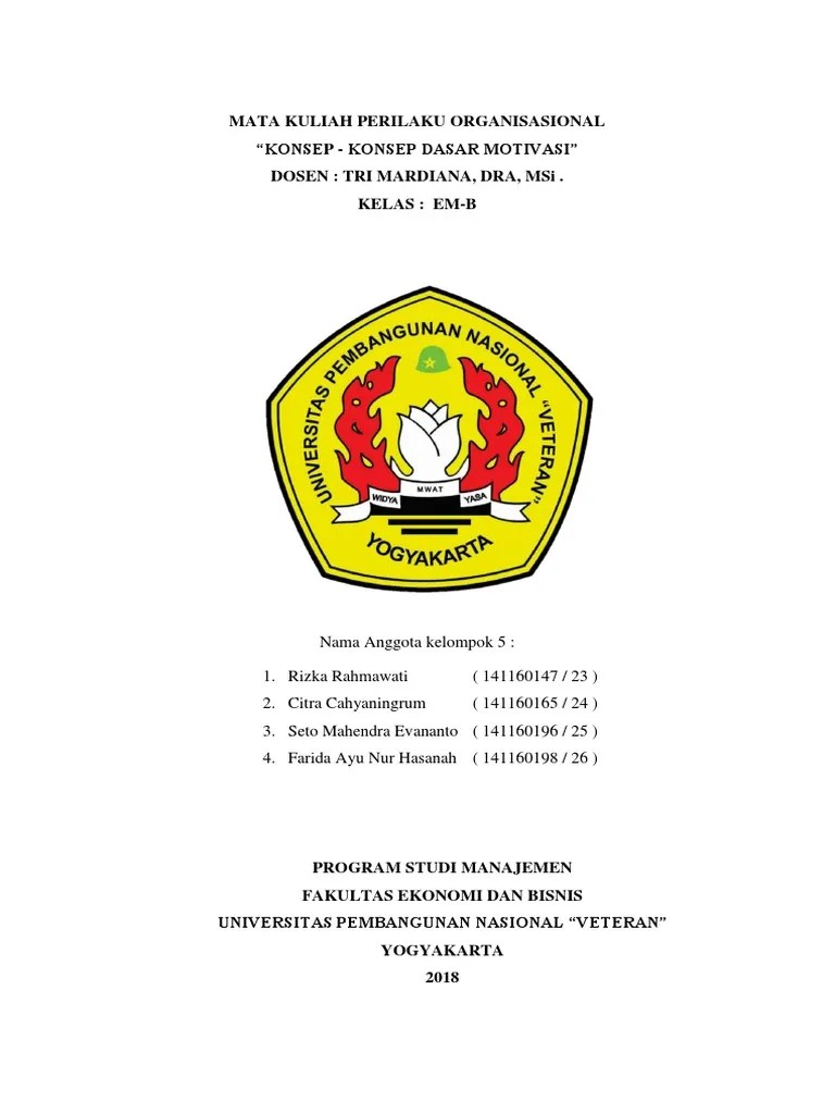 Konsep Dasar Motivasi Kel 5 | PDF