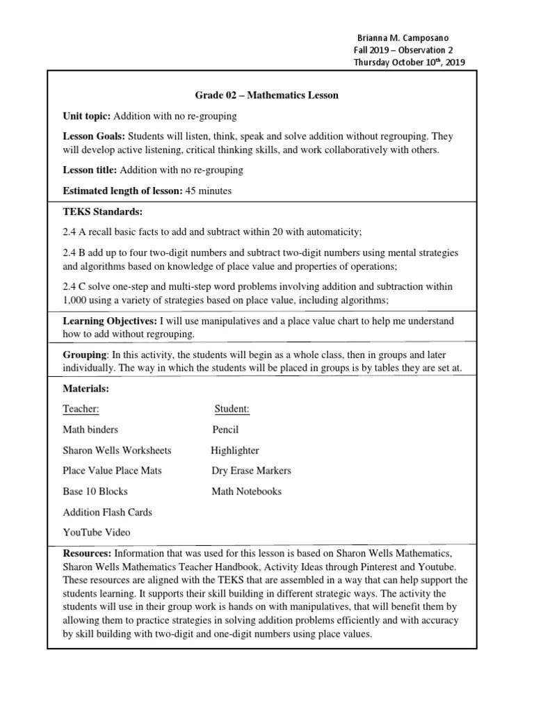 Lesson Plan 2 | PDF | Reading Comprehension | Teachers