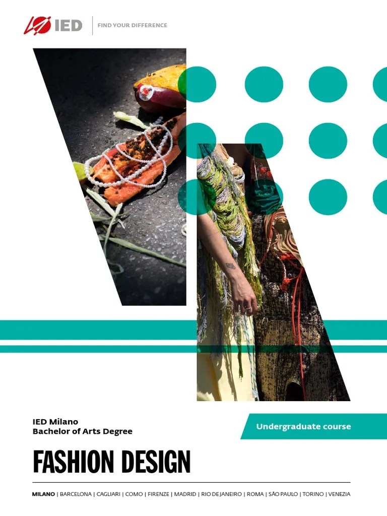 IED-Milano Undergraduate Fashion-Design Eng ES | PDF | Fashion | Graphic Design