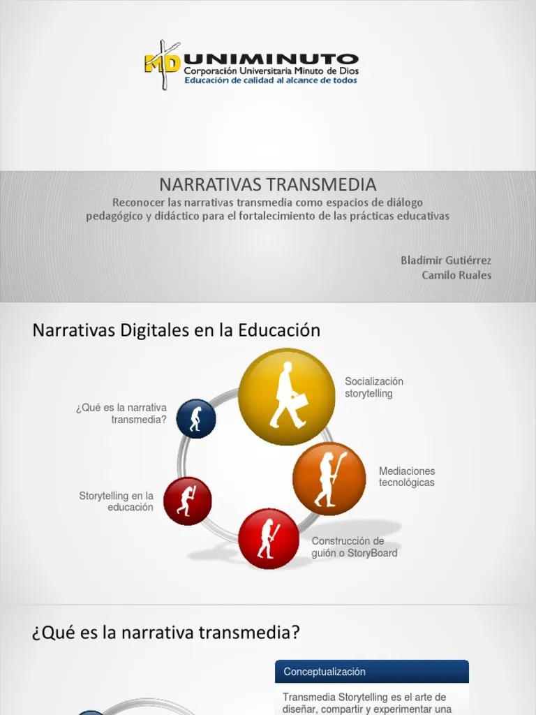 Narrativas Transmedia | PDF | Cuentacuentos | Educación Avanzada