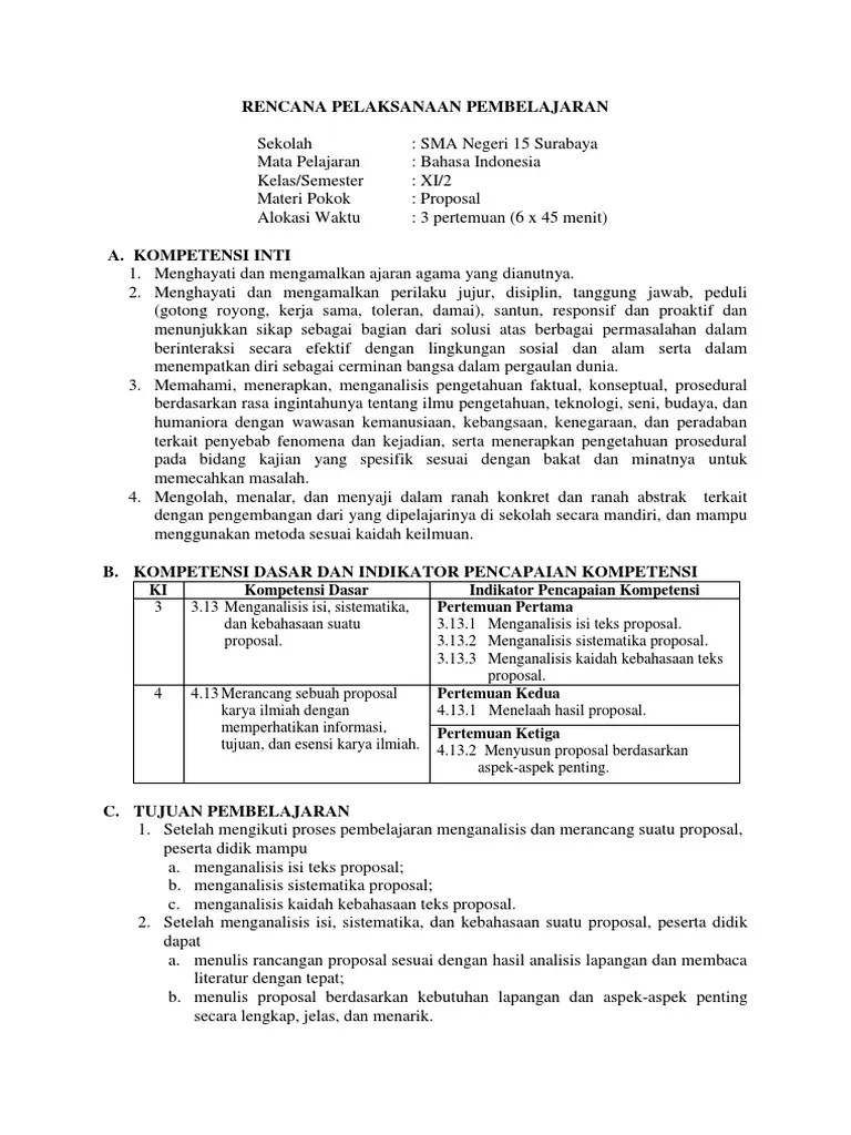 Usul, tawaran, rencana, perencanaan, pengajuan atau . 45 Soal Bahasa Indonesia Tentang Proposal Information Shoho Id