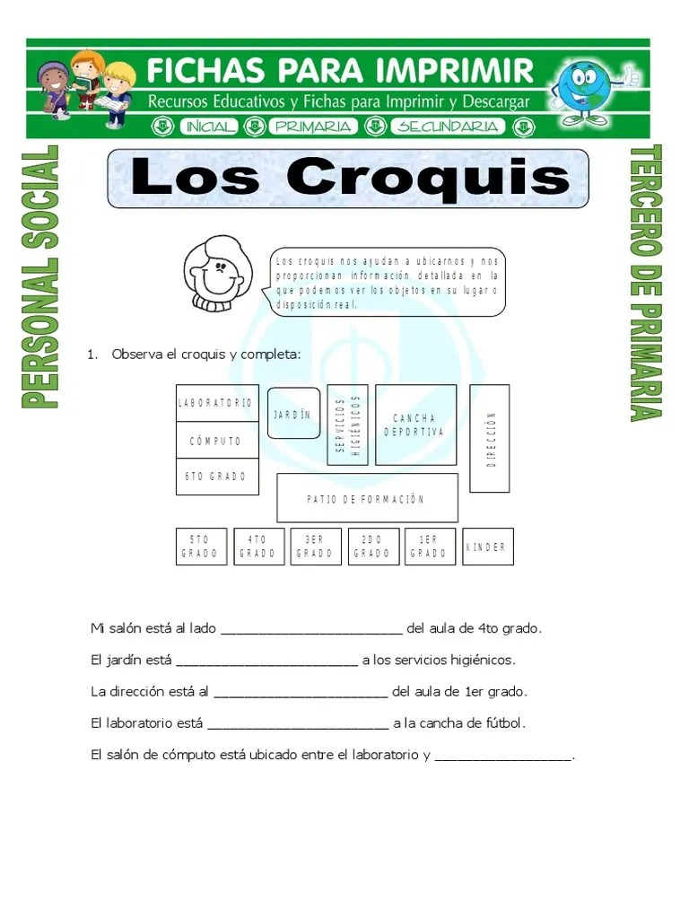 Clases de dibujo para niños, actividades para primaria, actividades de enseñanza . Ficha Que Es Un Croquis Para Tercero De Primaria Pdf