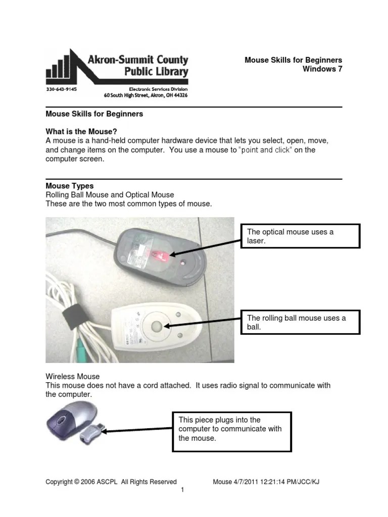 Computer 7 PDF | PDF | Point And Click | Button (Computing)