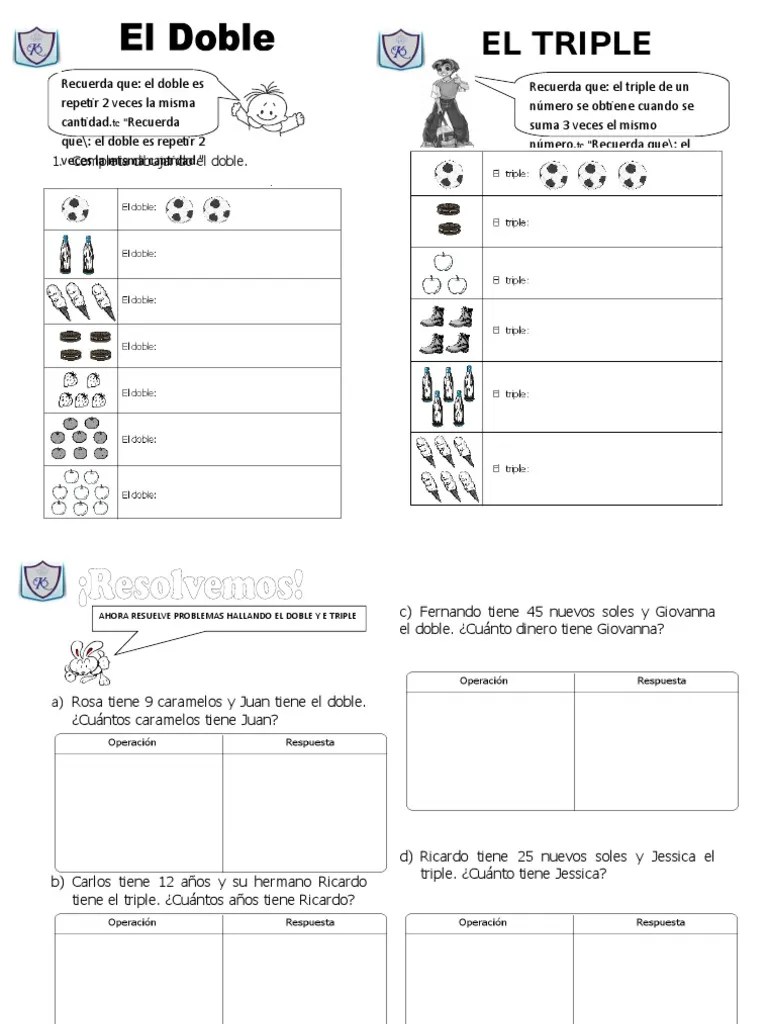 Doble, Triple | PDF