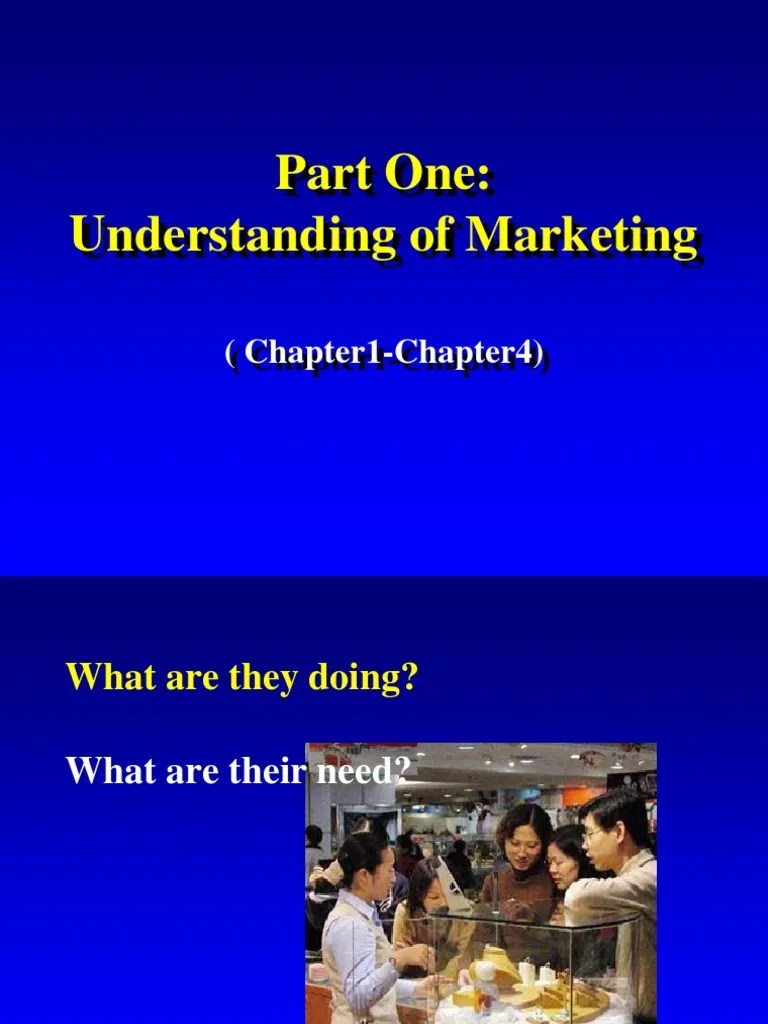 Understanding Marketing Fundamentals | PDF | Sales | Marketing