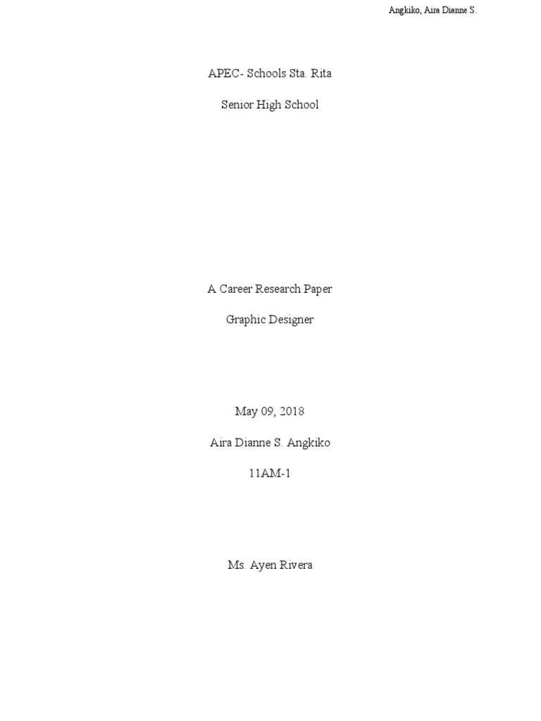 Graphic Designer As Career | PDF | Multimedia | Graphic Design