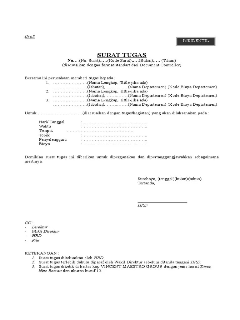 Vincent maestro is a professional lighting, sound system rental, genset and multimediacompany that established in 1990. Draft Surat Tugas Insidentil Pdf