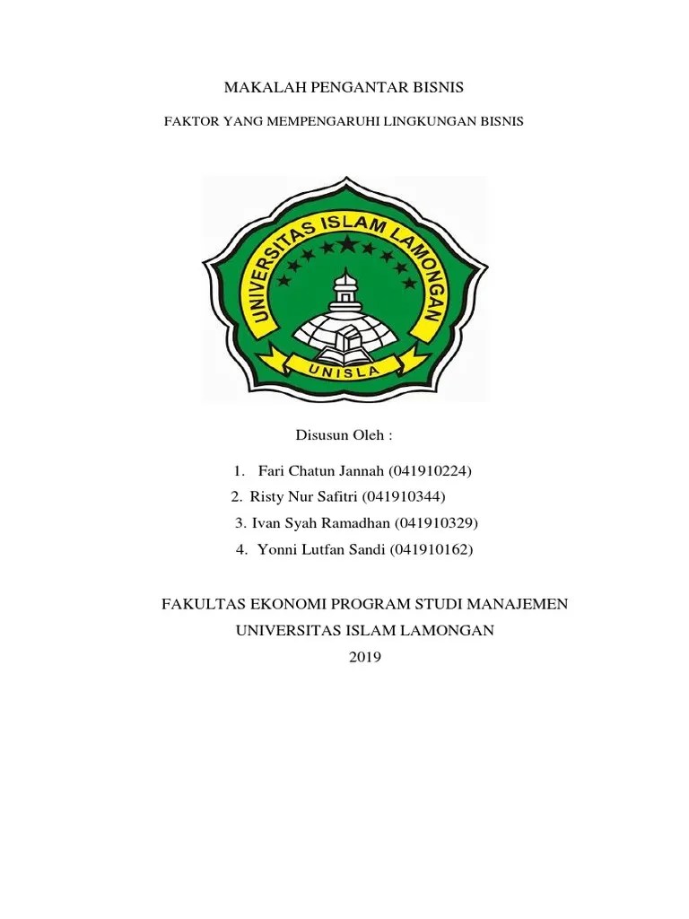 Makalah Bisnis | PDF